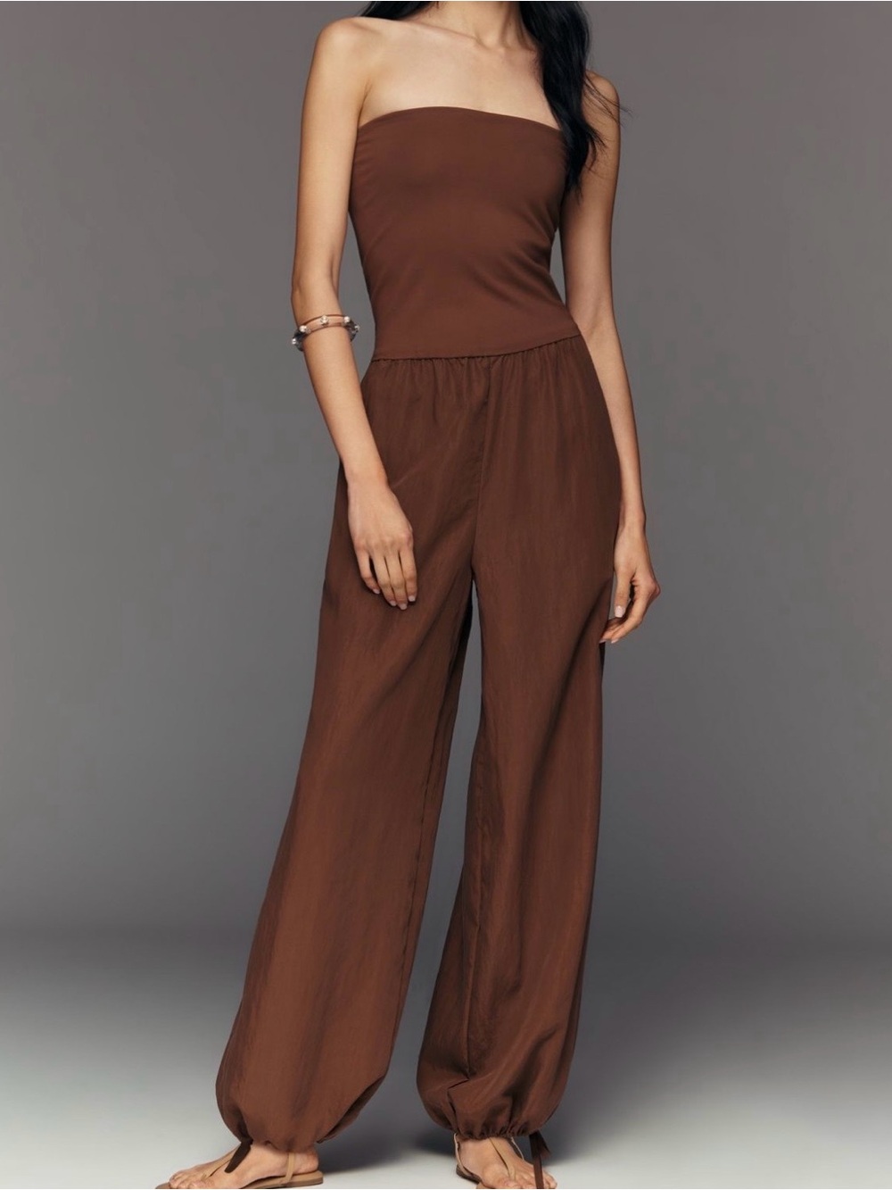 Maeve Strapless Twofer Jumpsuit